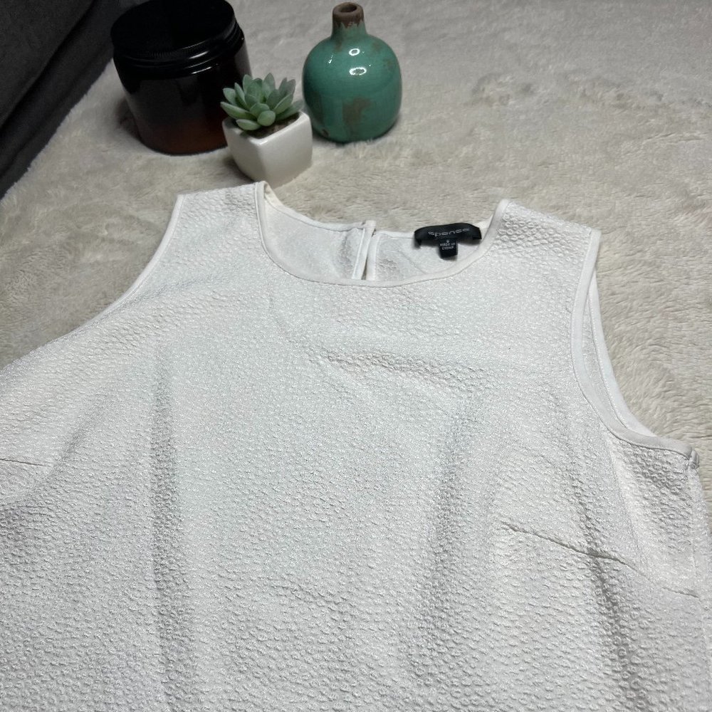Spense | Womens White Tank